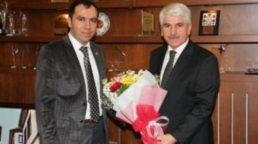 Vergi Dairesi Başkanı Kızltepe&rsquo;den Başkan Sakallı'ya Ziyaret