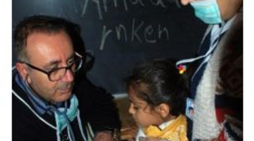 Suriyeli &Ouml;ğrencilere Aşı Yapıldı