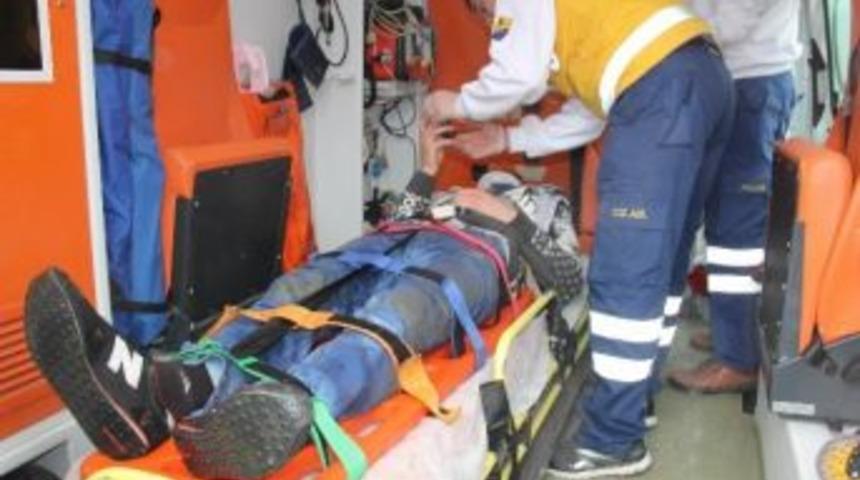 Samsun&rsquo;da Trafik Kazası: 1 Yaralı