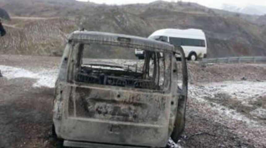 Seyir Halindeyken Alev Alan Ara&ccedil; Kullanılamaz Hale Geldi