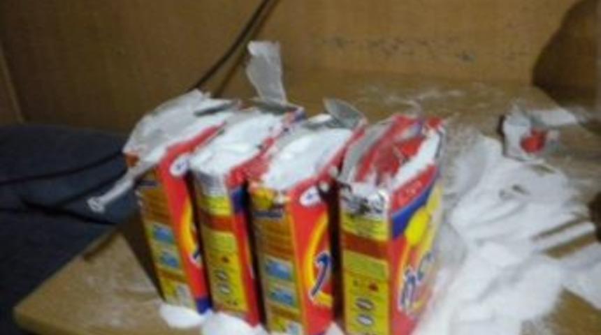 Deterjan Kutularının İ&ccedil;inden Eroin &Ccedil;ıktı