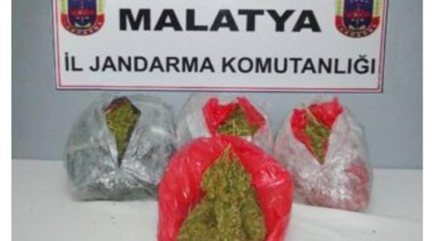 Malatya'da 10 Kilo Esrar Ele Ge&ccedil;irildi