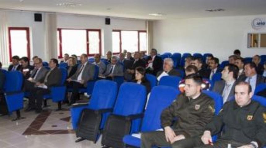 Afyonkarahisar&rsquo;da Afet Ve Acil Durum M&uuml;dahale Hizmetleri Y&ouml;netmeliği Toplantısı