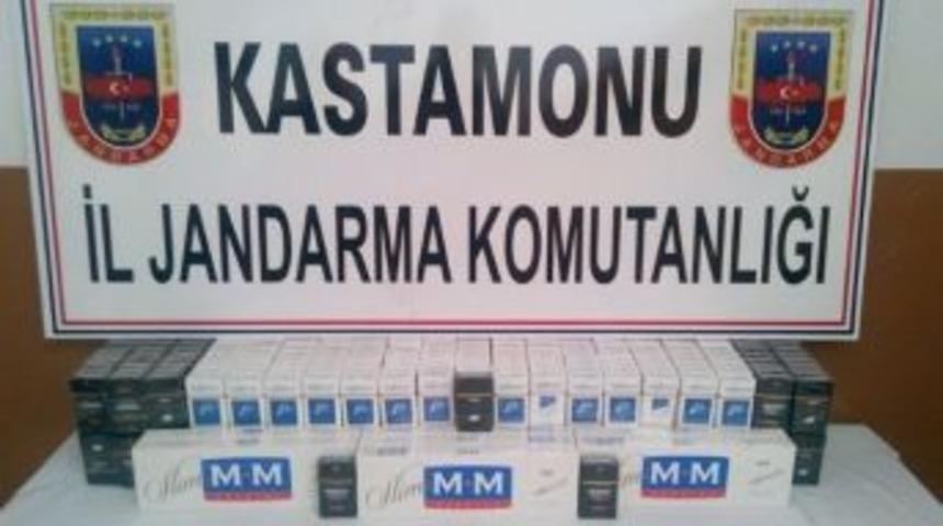 Tosya&rsquo;da Ka&ccedil;ak Sigara Ele Ge&ccedil;irildi