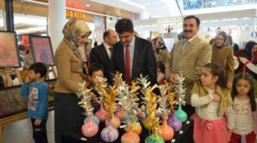Şehzadeli Miniklerden Ebru Sergisi