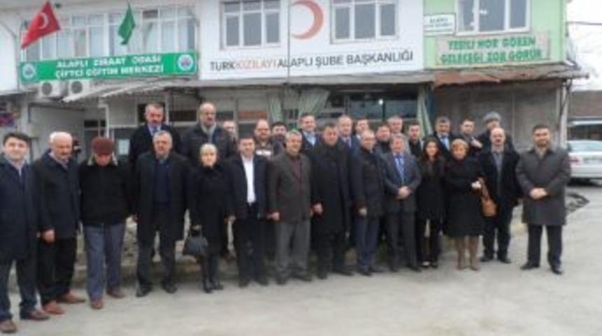 &Ccedil;imenoğlu, Alaplı'daki dernekleri ziyaret etti