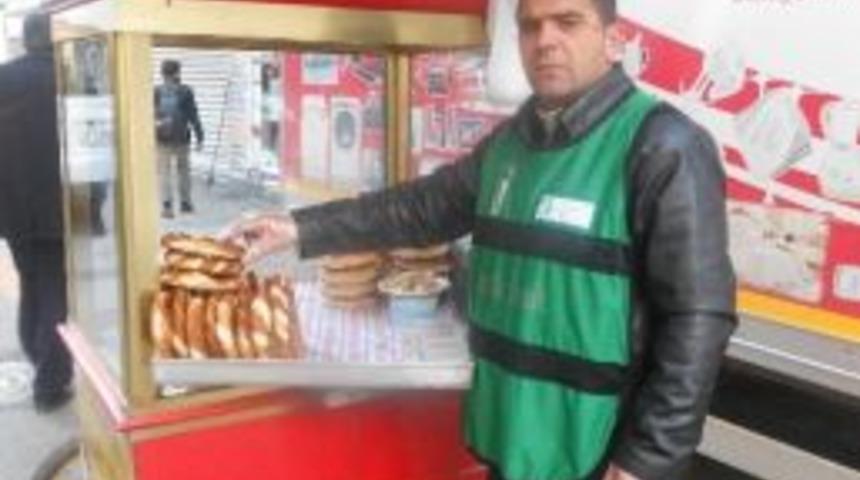 Zabıta&rsquo;dan Simit&ccedil;ilere Teşekk&uuml;r