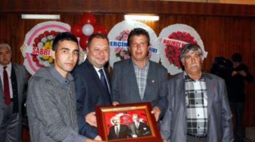 &Ccedil;ine Chp Adaylarını Tanıttı