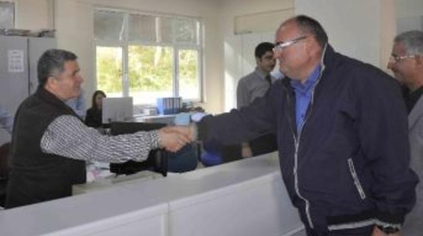 Ak Parti Adayı Barut&rsquo;tan Vergi Dairesi&rsquo;ne Ziyaret