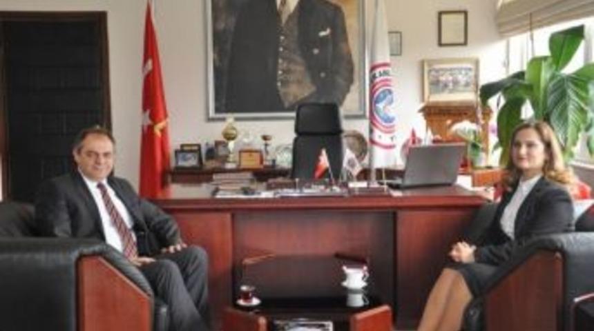 Kapaklı Kaymakamı Kuzulu, Tekirdağ&rsquo;ın Yeni Kurulan Kapaklı İl&ccedil;esi Kaymakamından Tekirdağ Belediyesine Ziyaret