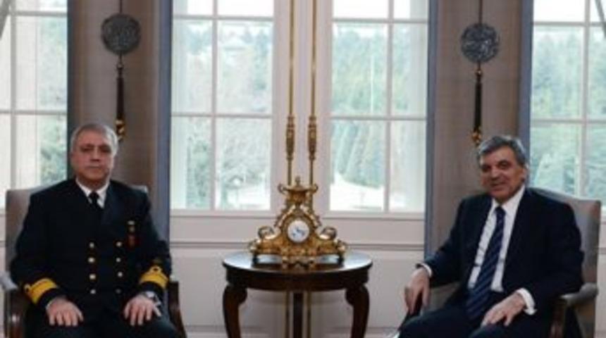 Cumhurbaşkanı G&uuml;l, Askeri Yargıtay Başkanı Liman'ı Kabul Etti