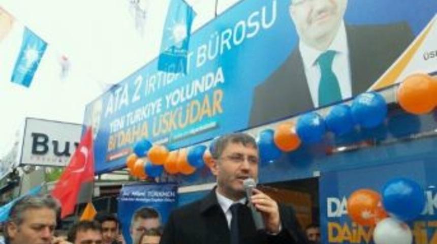 Başkan Adayı Hilmi T&uuml;rkmen Ata, 2 Se&ccedil;im İrtibat B&uuml;rosunu Hizmete A&ccedil;tı