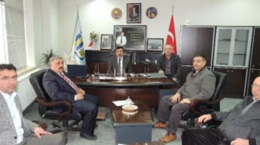 Kasaplar Odası Y&ouml;netimin&rsquo;den Ticaret Borsası&rsquo;na Ziyaret