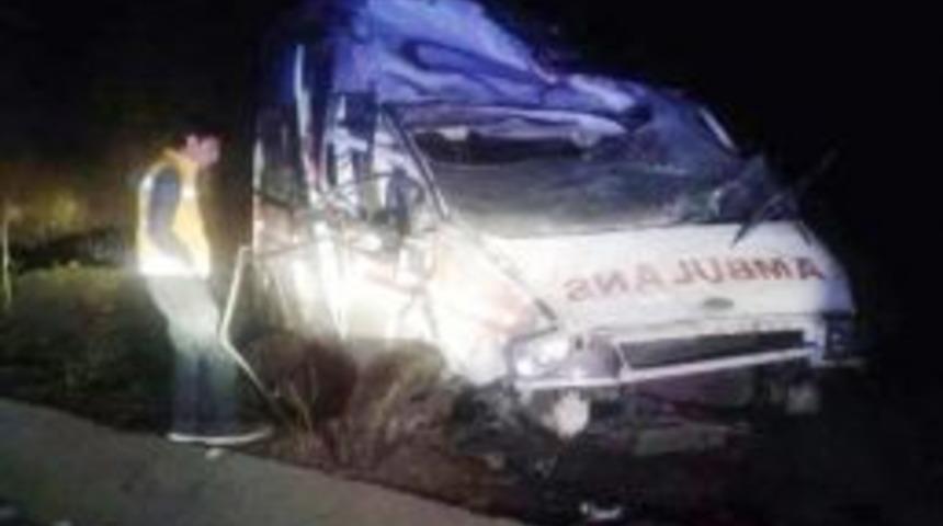 Elazığ'da Ambulans Kaza Yaptı: 3 Yaralı