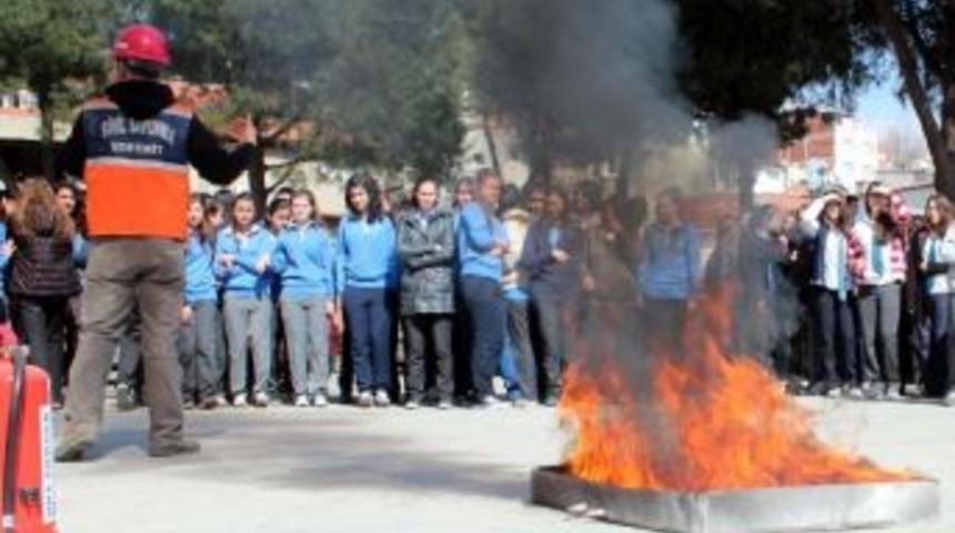 Edremit'te Tatbikat Okulda Heyecanlı Anlar Yaşattı