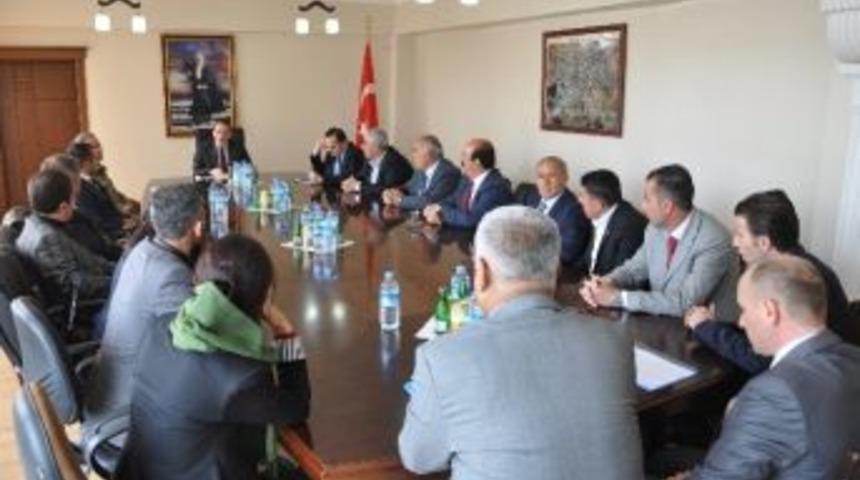 Şırnak'ın Silopi İl&ccedil;esinde Se&ccedil;im G&uuml;venliği Toplantısı Yapıldı