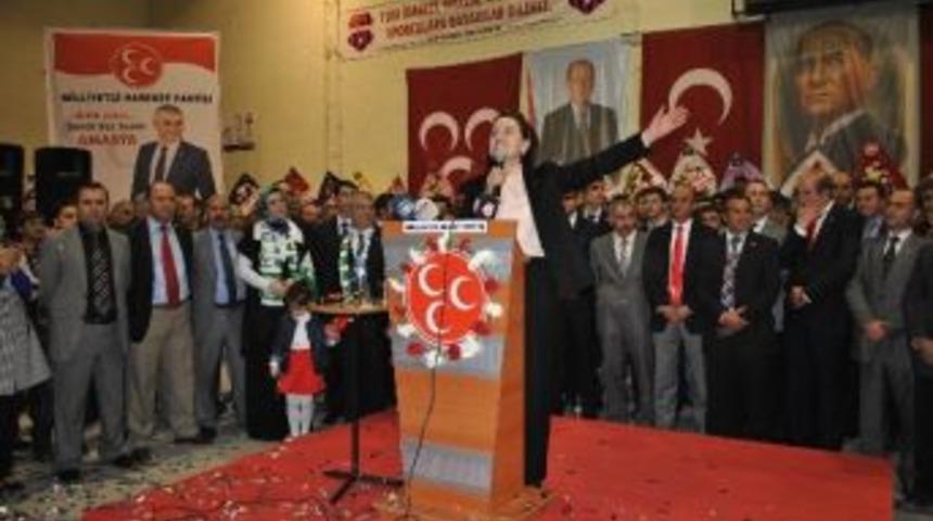 Meral Akşener Amasya&rsquo;da