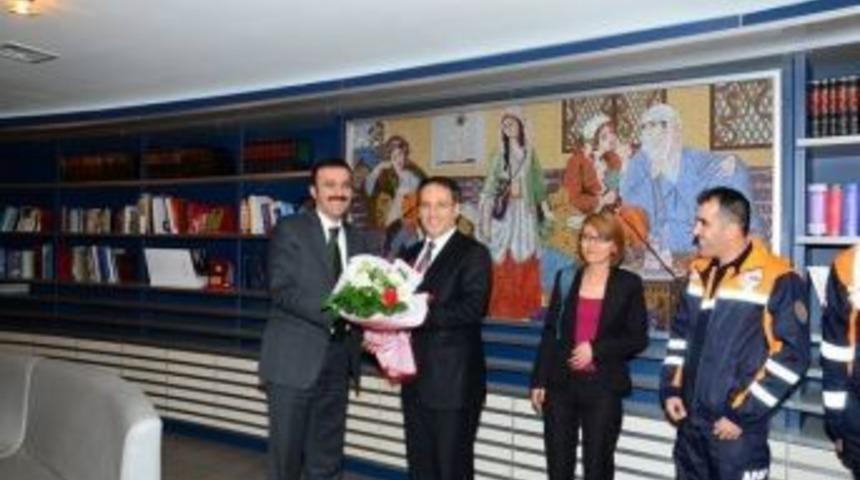 Başkan Bayram&rsquo;a Sivil Savunma&rsquo;dan Ziyaret