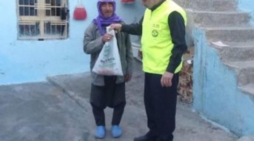 Şanlıurfa'da 15 Aileye Et Yardımı