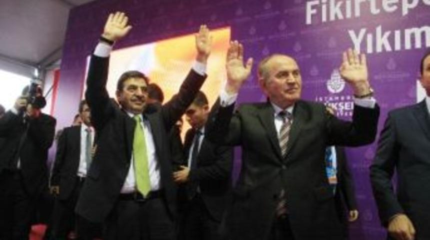 Fikirtepe&rsquo;ye İlk Kazmayı Bakan G&uuml;ll&uuml;ce Ve Kadir Topbaş Vurdu