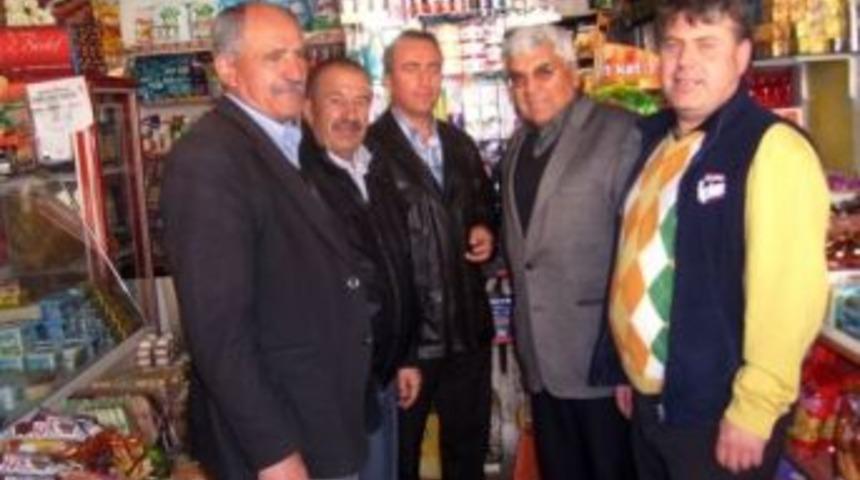 Sandıklı Chp Belediye Başkan Adayı Ahmet Özaydın Esnaf Ziyaretlerini Sürdürüyor