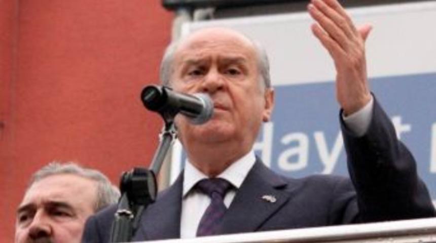 Mhp Lideri Bah&ccedil;eli Edremit&rsquo;te Halka Seslendi