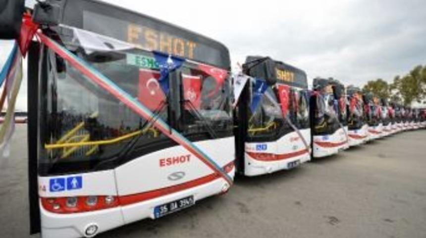 İzmir&rsquo;de 30 K&ouml;r&uuml;kl&uuml; Otob&uuml;s Daha Yollarda