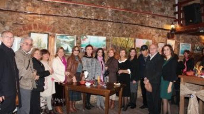 Urla Yorgo Seferis Art Sanat Galerisinde Resim Sergisi A&ccedil;ıldı