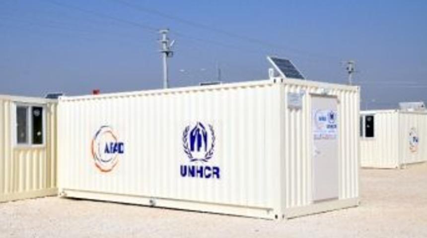 &Ccedil;adır Kentte Prefabrik Bulaşıkhaneler Yerleştirildi.