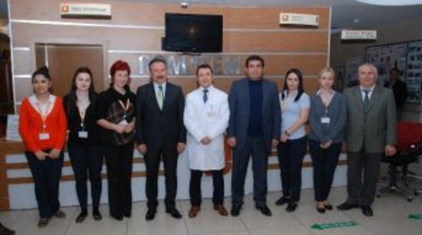 Başkan Doğan Romatem Fizik Tedavi Ve Rehabilitasyon Merkezi'ni Ziyaret Etti