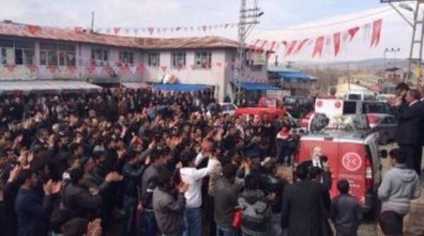 Mhp Erzurum B&uuml;y&uuml;kşehir Belediye Başkan Adayı Aydın, K&ouml;pr&uuml;k&ouml;y Ve Yağan&rsquo;da Halkla Buluştu