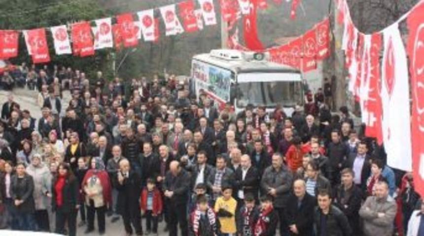 Mhp&rsquo;li G&uuml;lay Tepebaşı Mahallesinde Vatandaşlarla Buluştu