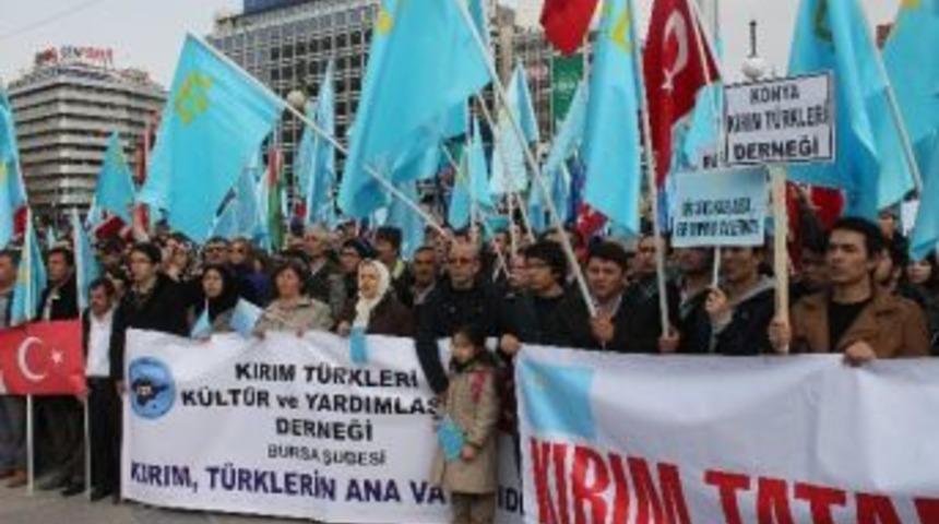 Başkent'te Kırım Mitingi
