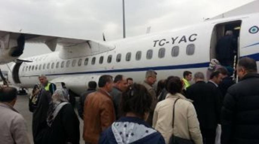 Tokat&rsquo;ta Hava Ulaşımına R&uuml;zgar Engeli