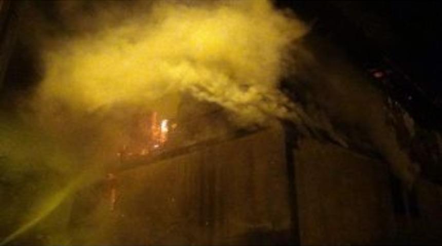 Kastamonu&rsquo;da Tarihi Evde Yangın