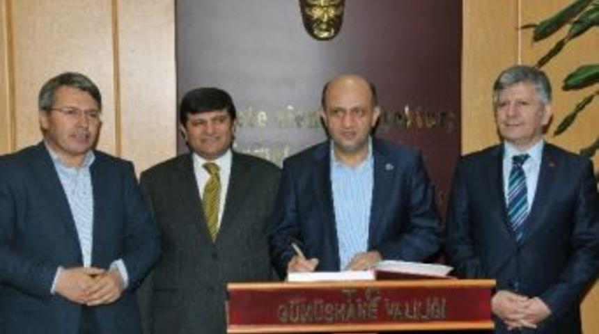 Bakan Işık G&uuml;m&uuml;şhane Valiliğini Ziyaret Etti