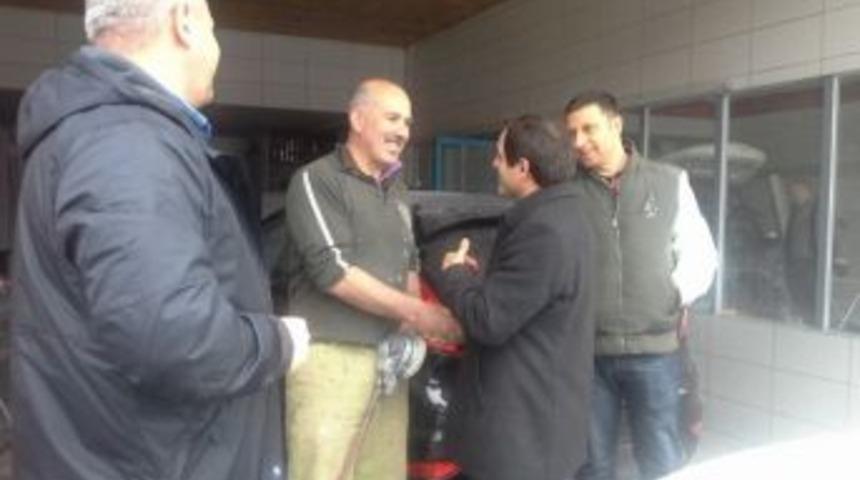 Ecevit KELEŞ, Atat&uuml;rk sanayi Esnafları ile bir ara geldi