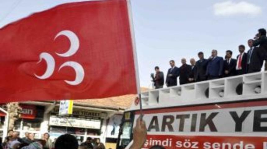 Sarıoğlan&rsquo;da Mhp Coşkusu