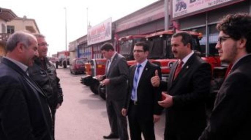 Saadet Partisi'nden Trakt&ouml;rc&uuml;ler Sitesine Ziyaret