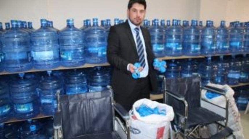 Bu İşyerinde Satılan Sular Tekerlekli Sandalyeye D&ouml;n&uuml;ş&uuml;yor