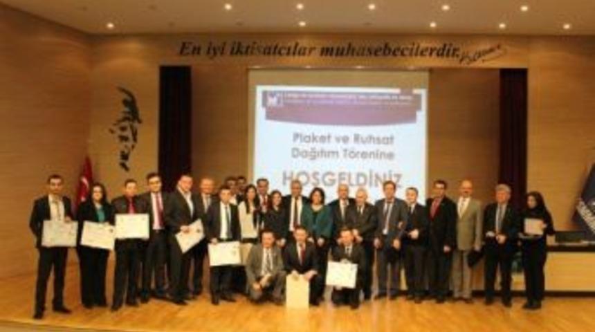 Muhasebeciler Odası&rsquo;nda Ruhsat T&ouml;reni