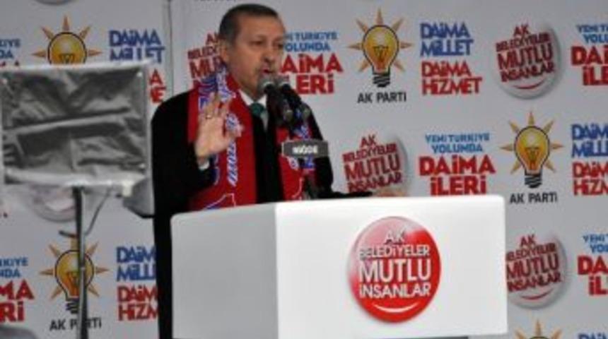 Başbakan Recep Tayyip Erdoğan Niğde&rsquo;de