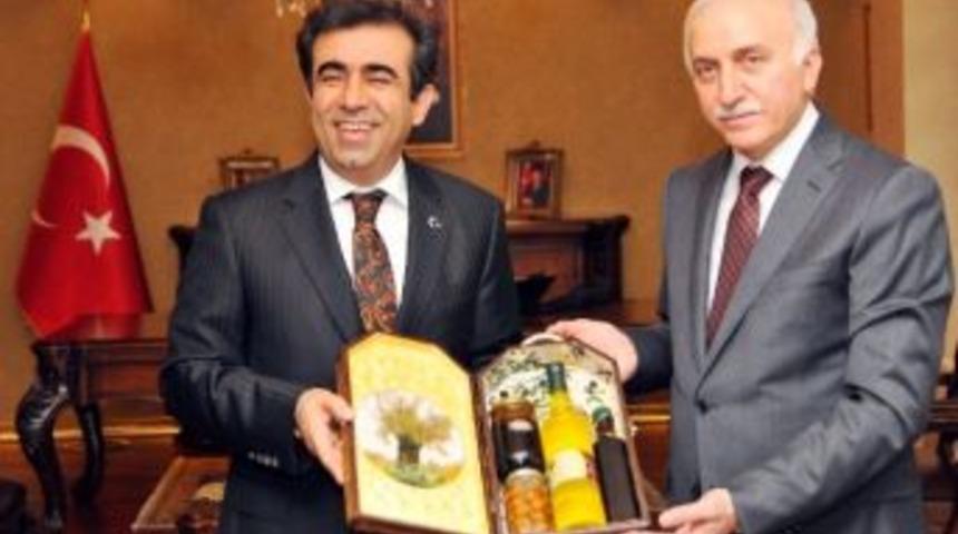 Trt Genel M&uuml;d&uuml;r&uuml; Şahin&rsquo;den Vali G&uuml;zeloğlu'na Ziyaret