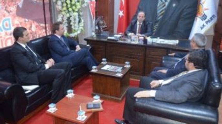 Abd Konsolos El&ccedil;ileri Ak Parti İl Başkanlığı&rsquo;nı Ziyaret Etti