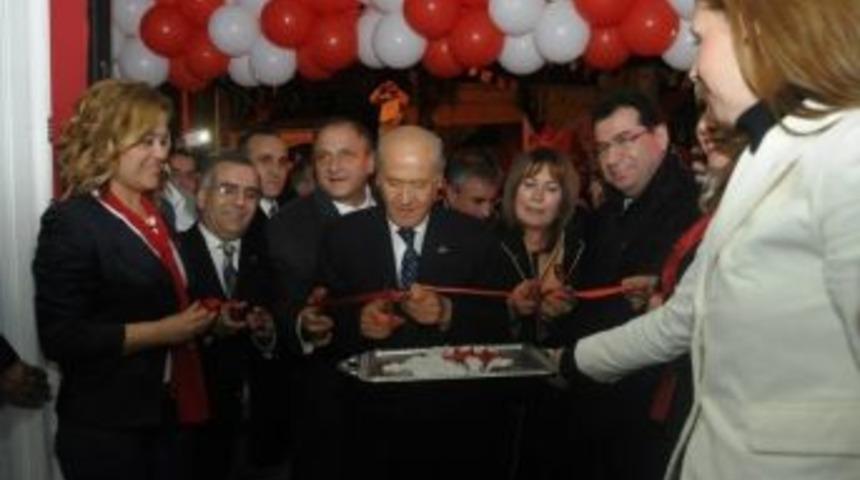Mhp Lideri Bah&ccedil;eli, Buca Ve Karabağlar Se&ccedil;im B&uuml;rolarını A&ccedil;tı