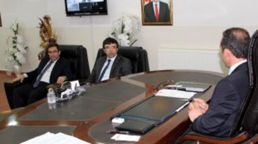 M&uuml;siad Erzincan Şubesi&rsquo;nden Ak Parti İl Başkanı &Ccedil;akır&rsquo;a Ziyaret