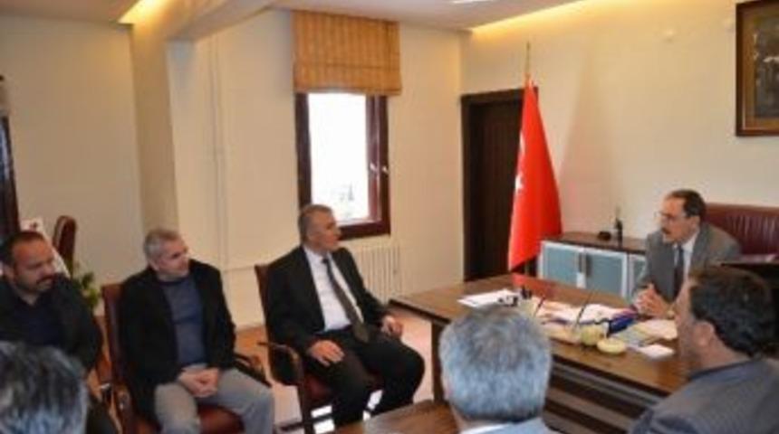 Vatan Şehitleri Ve Gazileri Derneği Y&ouml;neticilerinden, Emniyet M&uuml;d&uuml;r&uuml; Kalayoğlu&rsquo;na Ziyaret