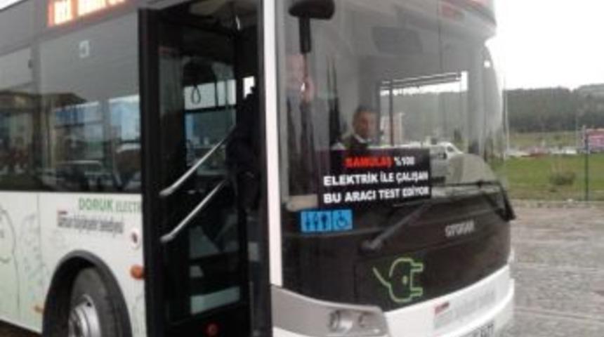Samulaş Elektrikli Otob&uuml;s Deniyor