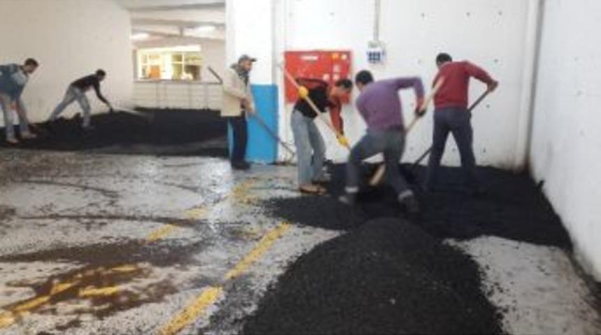 Pazar Park Asfaltlandı