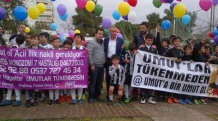 Umut&rsquo;a Başkan Evcilmen&rsquo;den Destek